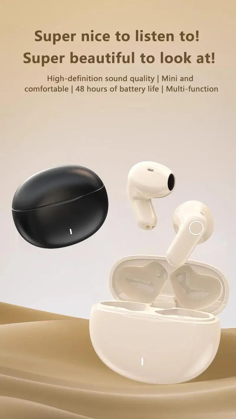 Mini Comfortable Noise-cancelling True Wireless Bluetooth Headphones With High Sound Quality Bluetooth 5.4 Earphones NEW 2025
