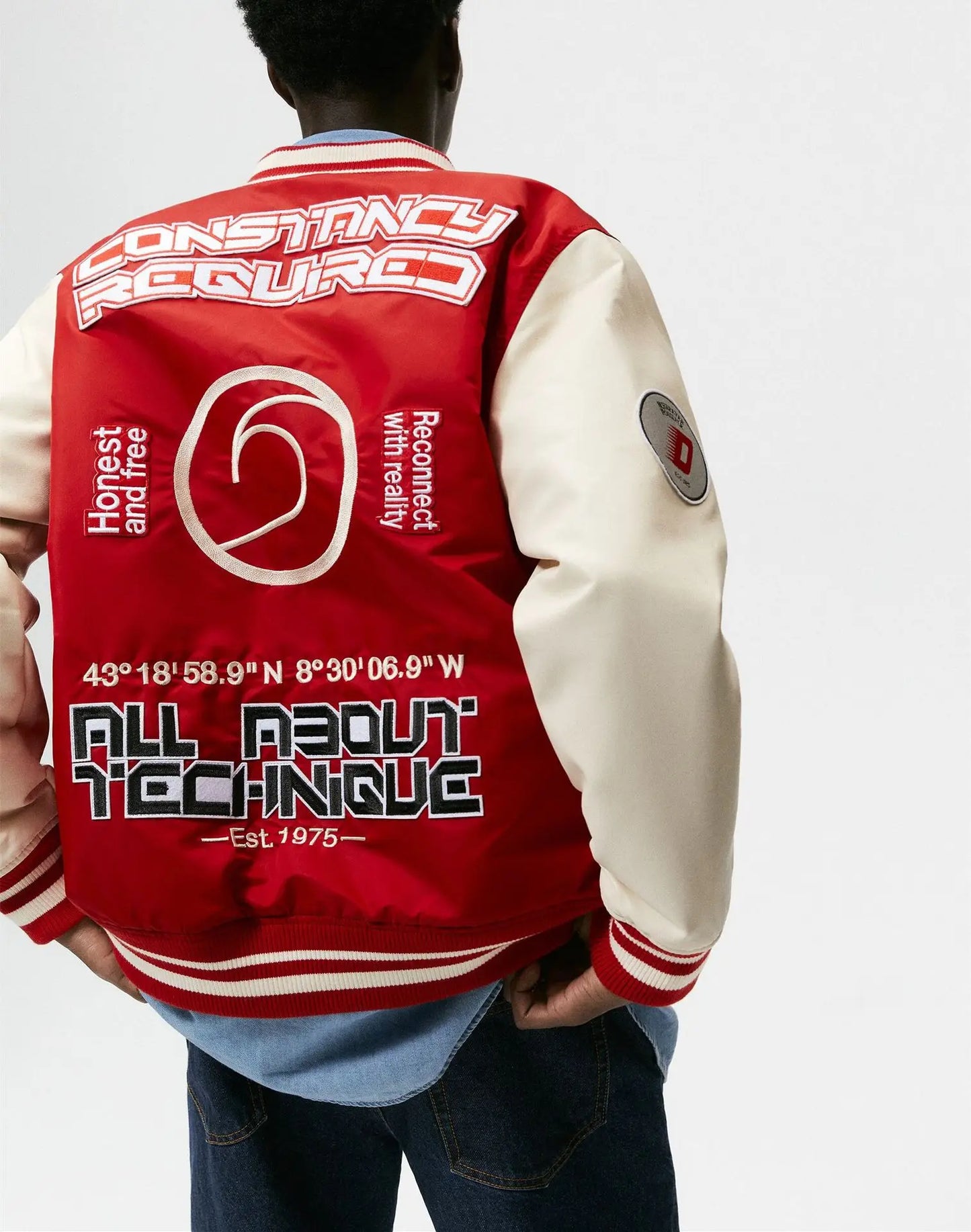 Spring And Autumn American Academy Baseball Jacket Embroidered Fashion Jacket Men