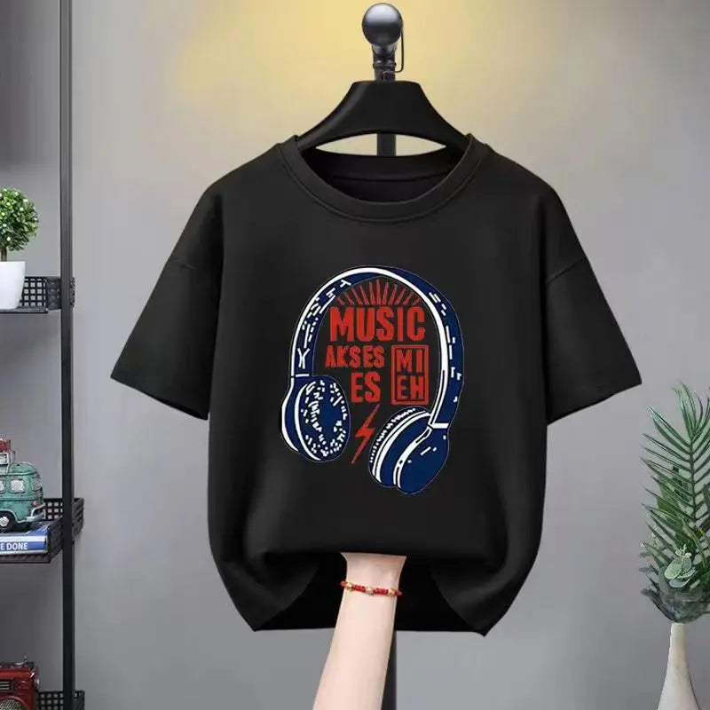 Summer Baby Girls Clothes Set Children Boy Letter 'music' Printed T-shirts and Shorts 2pcs Suiy Kid Casual Top Bottom Outfits