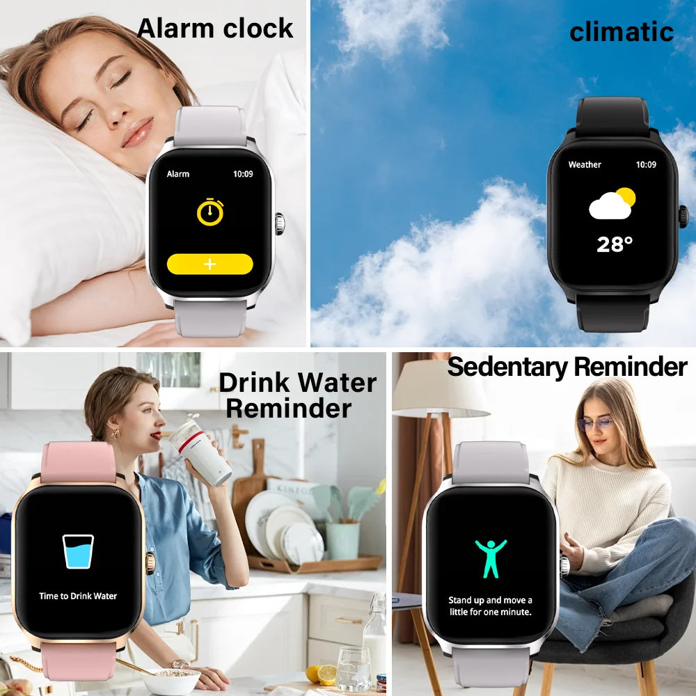 LAXASFIT 2025 New Smart Watch Bluetooth Talk 2.01 HD Touch Screen Multi Sport Function Smart Watch Men Women Christmas Day Gift