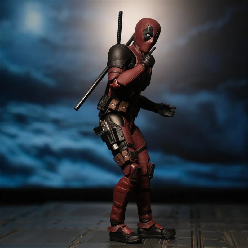 Deadpool Action Figure Deadpool & Wolverine SHFiguarts Joint Movable New Mutants Wilson Comics SHF Model Movie Toy for Kids Gift
