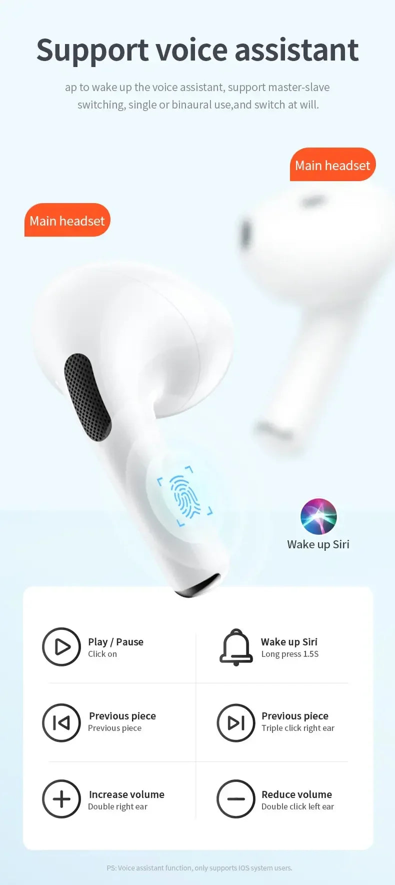 Choice Lenovo LP40 Bluetooth Earphones TWS Immersive Sound HIFI With Mic Wireless Headphones Touch Control HD Call Game Earbuds