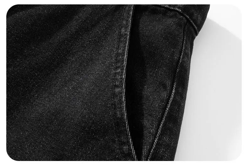 Men's Denim Shorts Summer Loose Vintage Hip-hop Cargo Moto Short