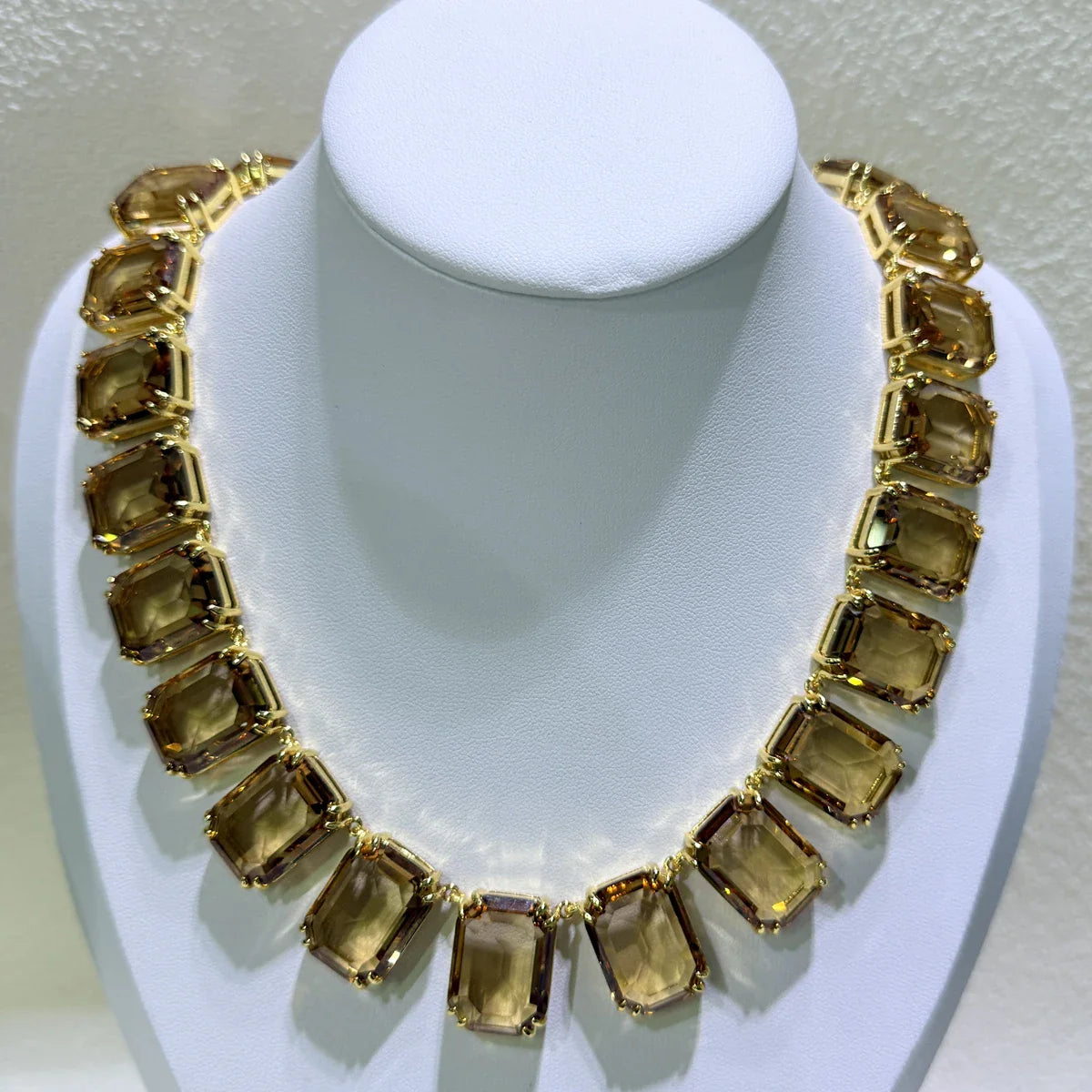 Original 2025 New Trend Anniversary Jewelry Set Charm Luxury Gold Purple Water Drop Crystal Fashion Women NecklaRce ing Earrings