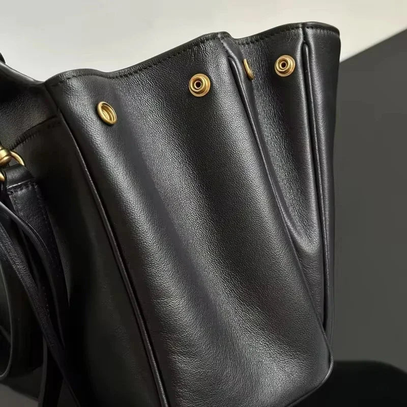 Women's Bag Double lock Premium Leather Rodeo Bag Shoulder Slant Cross