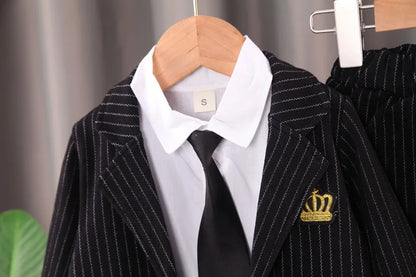 New Spring Autumn Baby Boys Clothes Children Coat Shirt Pants 3Pcs/Sets Toddler Gentleman Suit Infant Outfits Kids Tracksuits