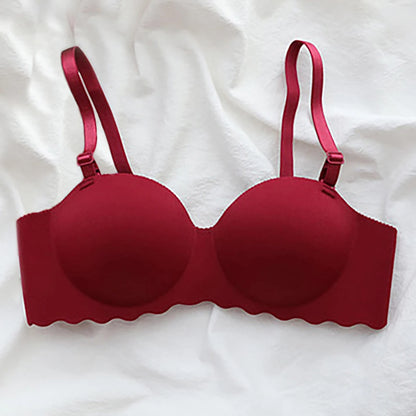 Comfortable Seamless Women Bra Breathable Solid Color Underwear Fashion
