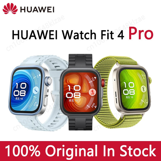 Original HUAWEI WATCH FIT 4 Pro Bluetooth call HarmonyOS 1.82-inch AMOLED color screen Battery capacity 400mAh