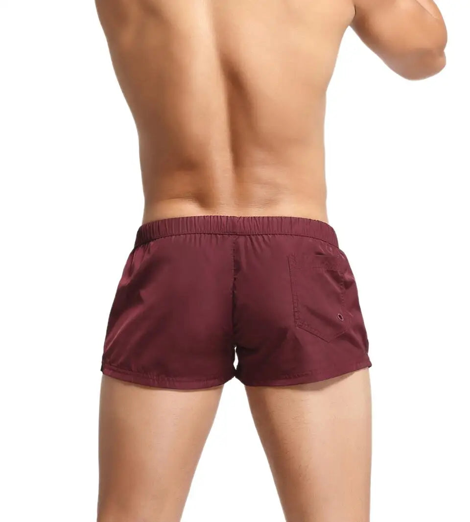 SEOBEAN Men's Summer Beach Shorts Swimwear Trunks Board Short Pants Male Gym Shorts Swim Surf Fitness Quick Dry Shorts