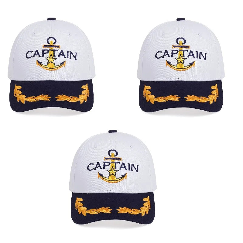 Men Women Baseball Caps Embroidered Captain & First Mate Hats Boating Marine Sailor Perfect Nautical Gift Presents Party Fun Hat