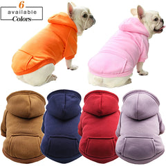 Dog Winter Hooded Sweatshirt for Small and Medium Doggy Pet Coat Puppy Cat Jacket