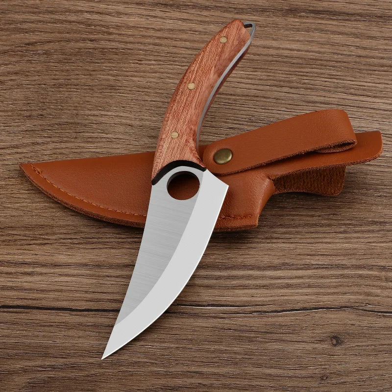 Forged Multi-purpose Knives with Hammer Pattern Butcher Boning Knife Sharp