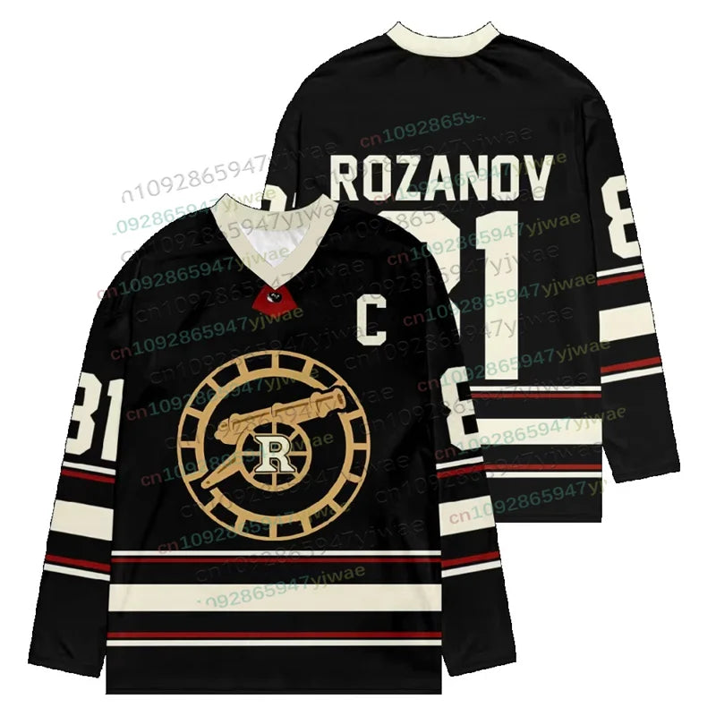 2026 New Heated Rivalry Hockey Jersey Sportwear Women Men Fashion Long Sleeves T-shirt Oversize V-neck Tshirt Men's Clothing