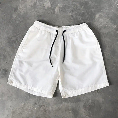 Running Shorts Drawstring Elastic Waist Shorts Loose Gym Sports Men Casual Jogging