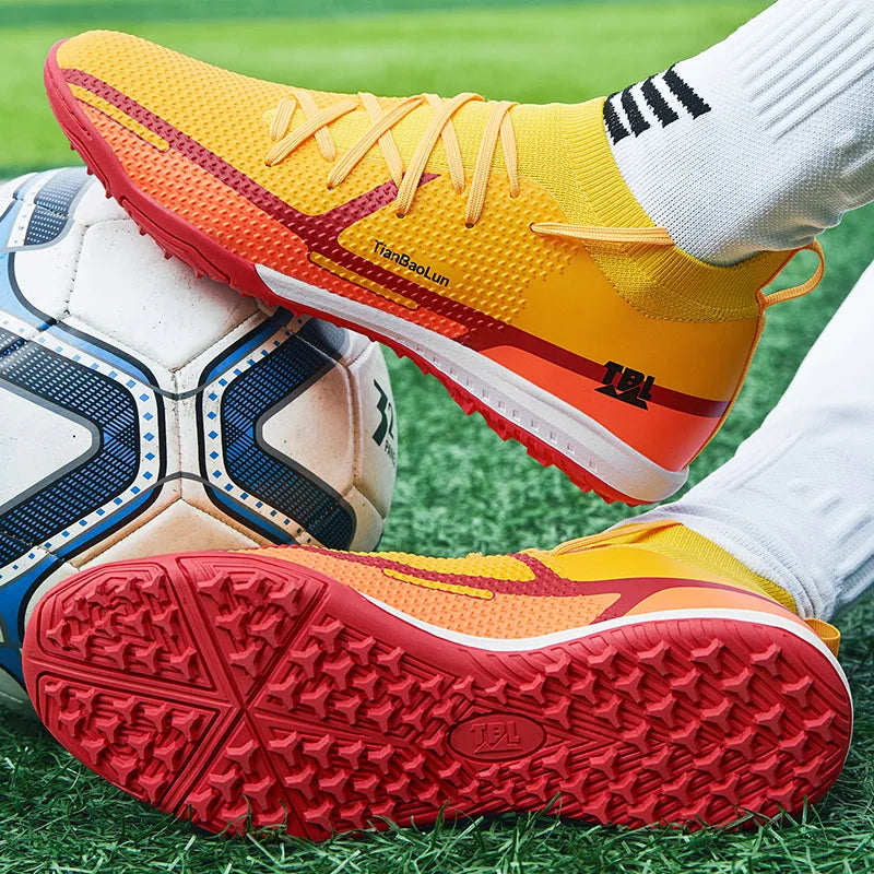 Premium  Soccer Cleats Ergonomic Design Football Boots Comfortable Fit Futsal Sneakers