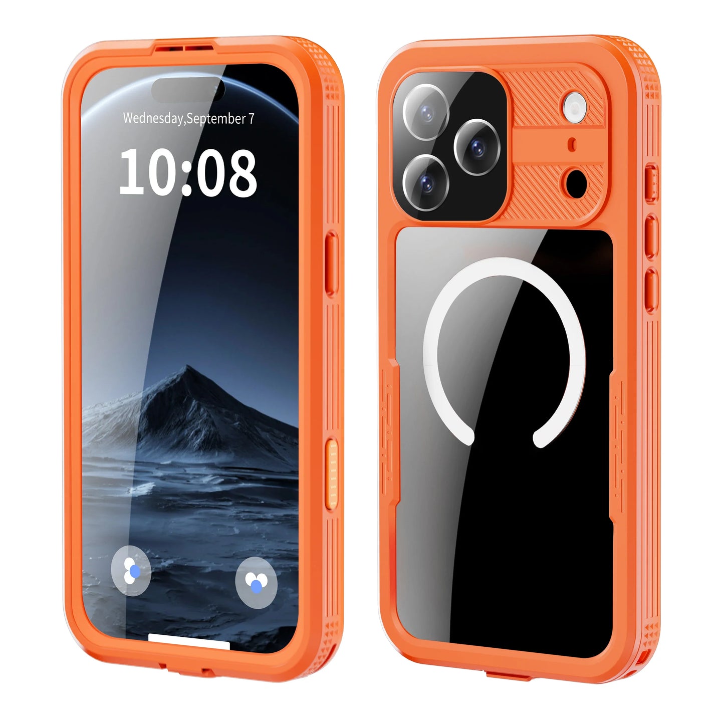 Magnetic Shockproof Dustproof IP68 Waterproof Phone Case for Apple 17Promax/ 17Pro /Air / 17 - Durable Protective Cover