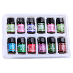 12 Bottle/Box Essential Oil Set Defuse Essential Oils Water-Soluble Natural Aromatherapy Essential Oils For Diffuser Humidifier