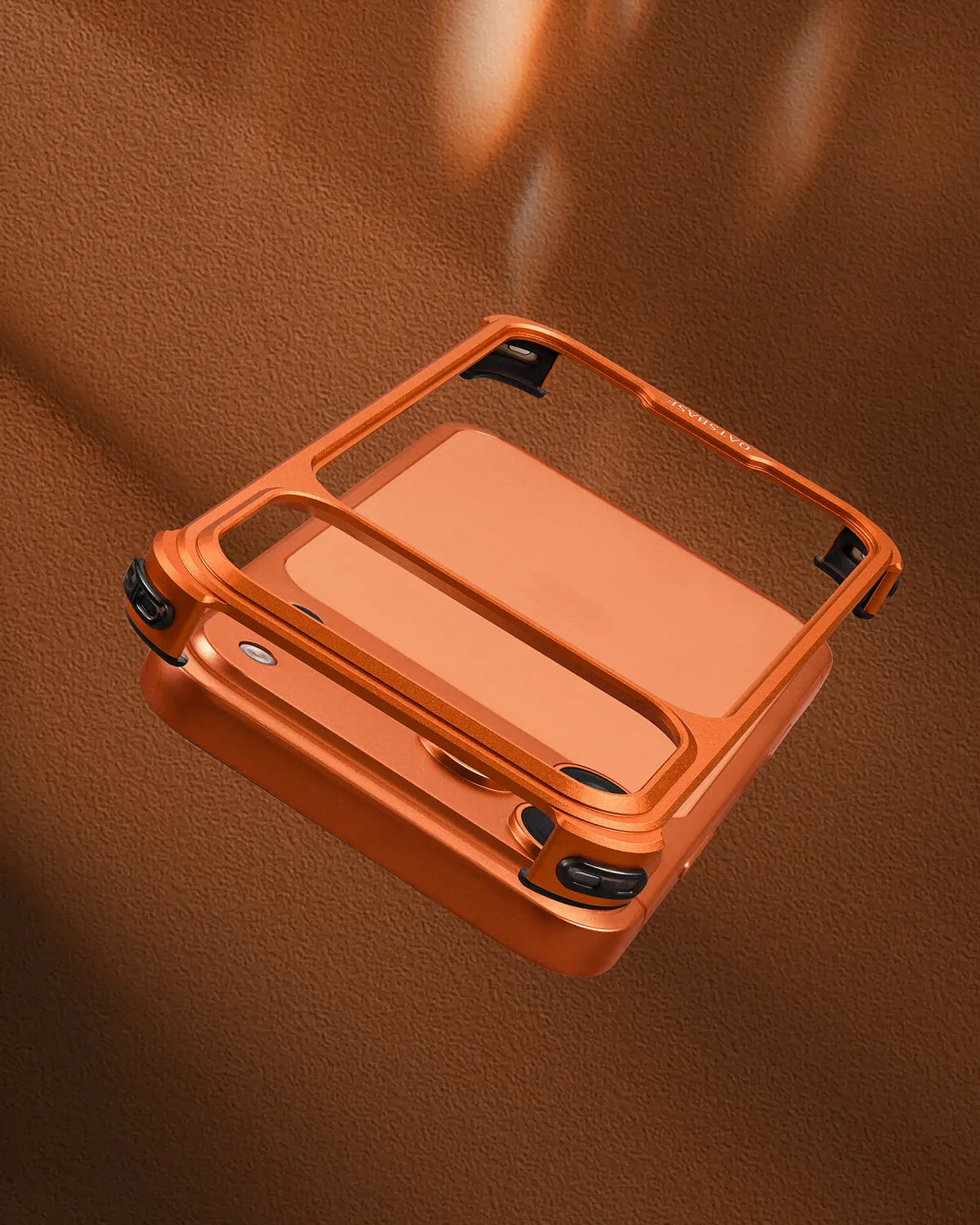Oatsbasf Metal Phone Case for iPhone 17 Pro Max /17Pro No Back Design Protective Cover Shockproof Bumper Compatible With MagSafe