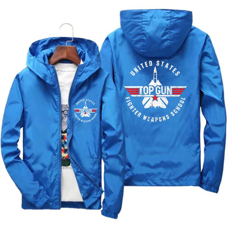 Mens Pilot Hoodies: Slim Fit Zipper | Hooded Jacket | Mens Aviator Jacket