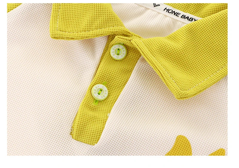 Children Clothing  Kids Clothes Quick Drying Polo Shirt Sets Boys T-shirt Shorts Summer Cotton Short Sleeve Fashion Suit2PCS