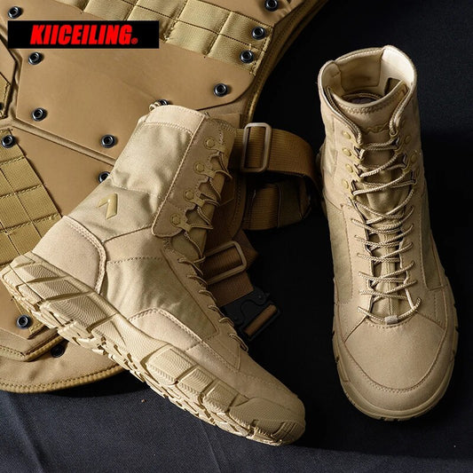 Military Boot Combat Mens High Boot Tactical  Army Boot Male Shoes Work Safety Shoes