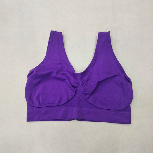 Bra Vest Women sleep Underwear yoga sports Brassiere Big Size
