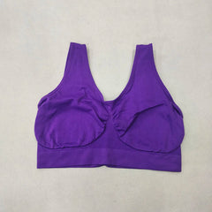Bra Vest Women sleep Underwear yoga sports Brassiere Big Size