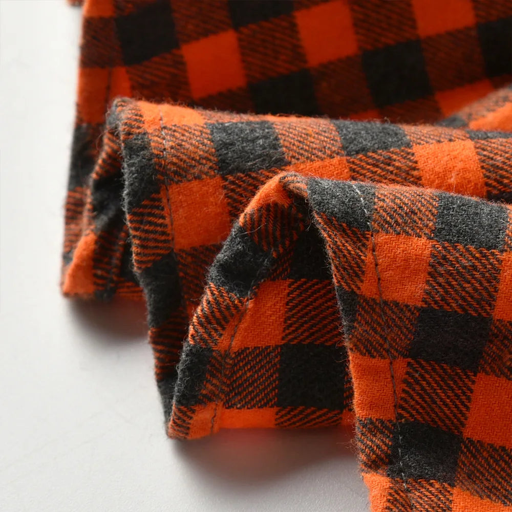 Children's Plaid Shirt and strap pants set for Boys with Bow Tie baby boy clothes 0 to 3Y Autumn Boys Clothes 70-130cm