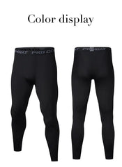 Men's Running Leggings Sportswear Quick Dry Gym Fitness Tights Workout Training