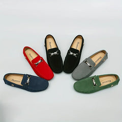 Shoes Leather Men Luxury Trendy Casual Slip on Formal Loafers