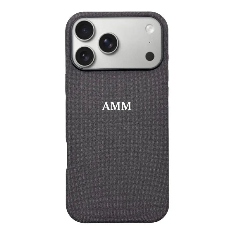 For lphone 17 pro max 17PRO 17 16 Leather PU Personalized Initials Custom Magsafe leather Phone Case