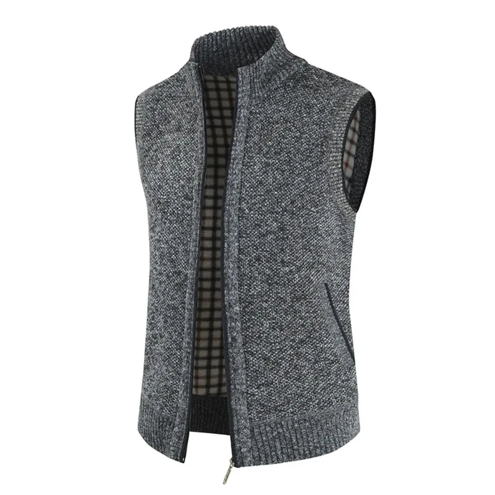 Men's Coat Fashion Warm Outer Wear Vest Spring Vest Casual Sleeveless