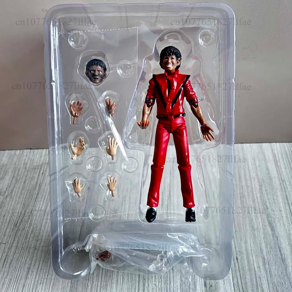 Michael Jackson Smooth Criminal Moonwalk Action Figure Model Toys Michael Jackson MJ Thriller Joint Movable Christmas Gift