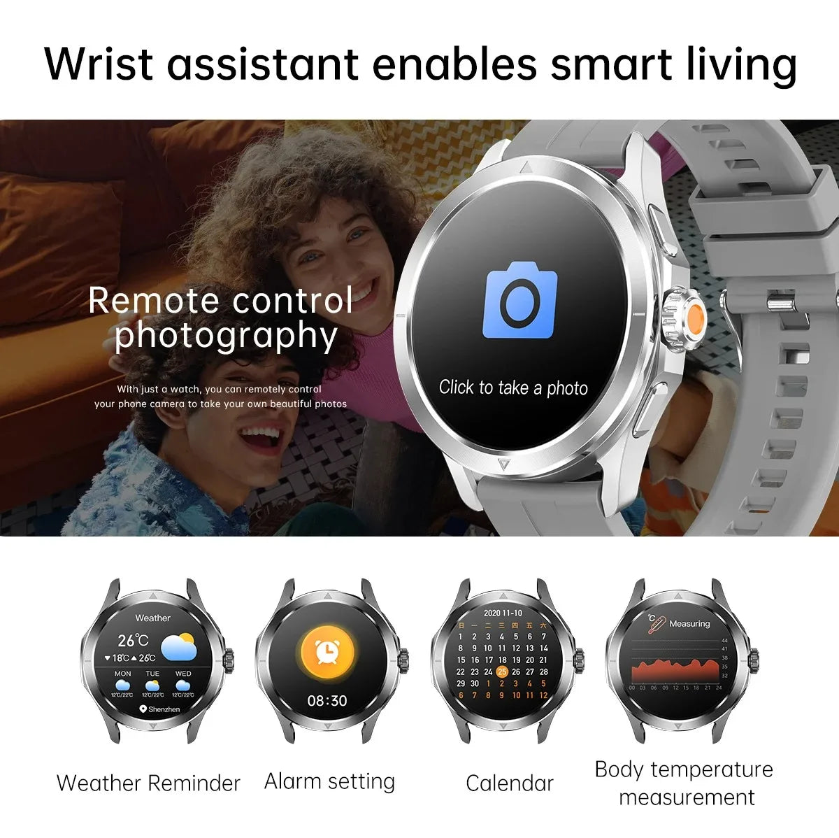 New For Xiaomi S4 Ultra Outdoor Sports Smart Watch Men 1.53 inch AMOLED NFC GPS Compass Heart rate Waterproof BT Call Smartwatch