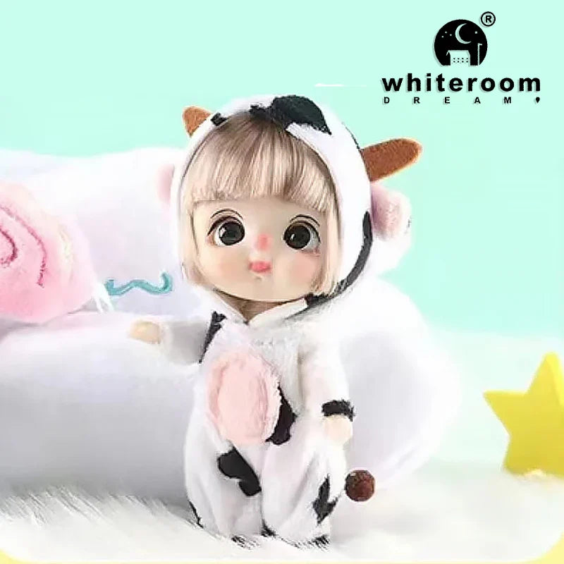 Ob11 Bjd Doll Accessories Bed Bodysuit Obitsu 11 Clothes Dolls For Girls Boy Toys Baby Kawaii Anime Toy items Pajama Miniature