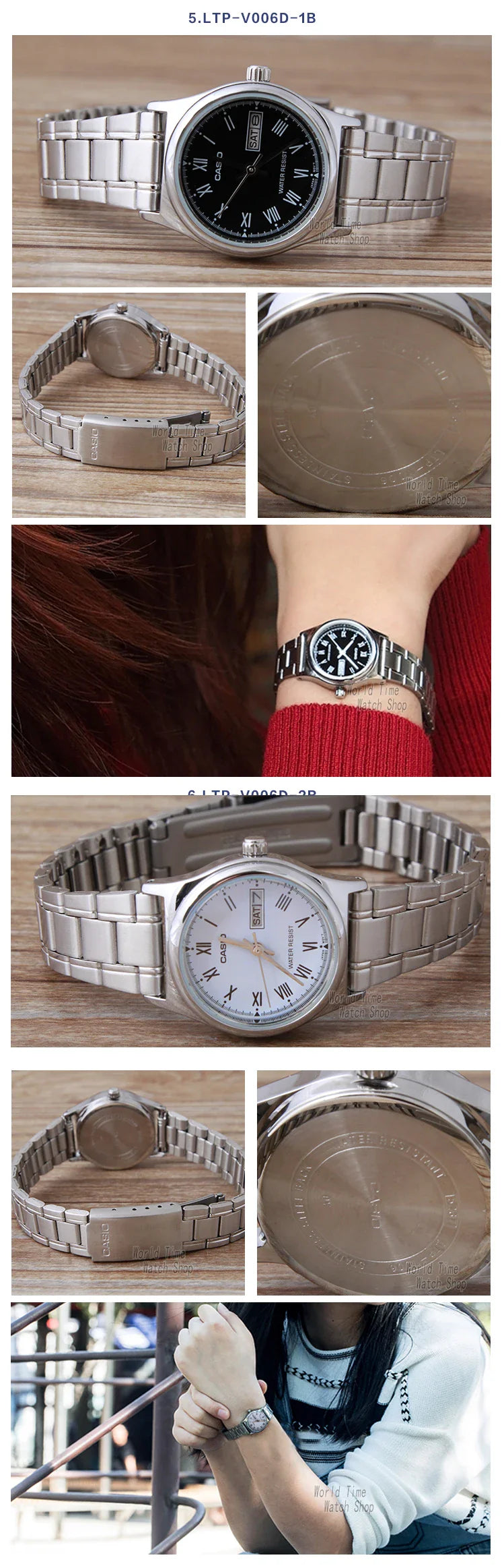 Casio watch women watches top brand luxury set Waterproof Quartz watch women ladies Gifts Clock  watch reloj mujer LTP-V006