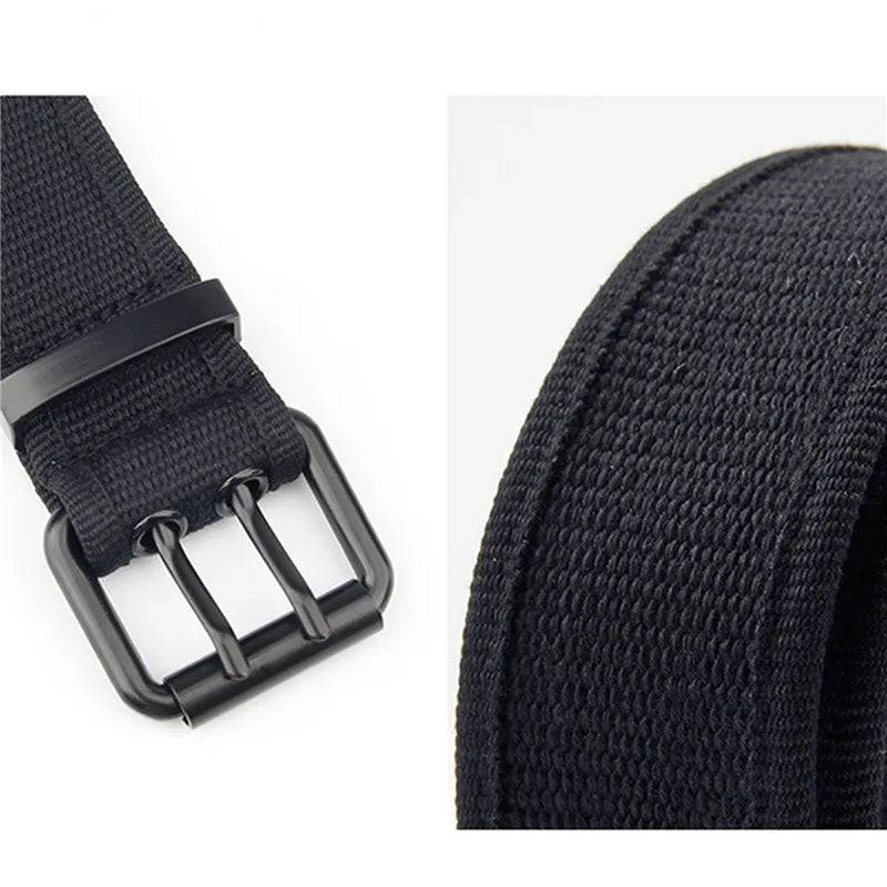 Men Belts Canvas Nylon Webbing Belt Fashion Casual Designer Unisex Belts High Quality Sports Military Strap Cargo Pants Belt