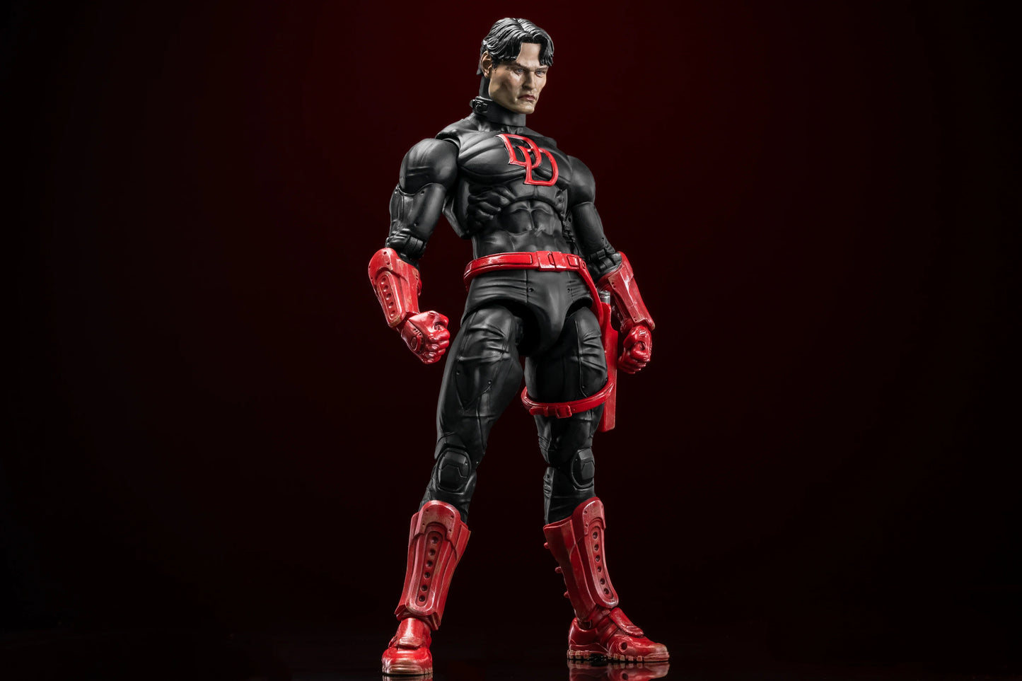 In Stock - FlefToys Marvel Daredevil Classic Red Shadowland Reborn Black 8" Action Figure Devil Defenders Matt Murdock Legends