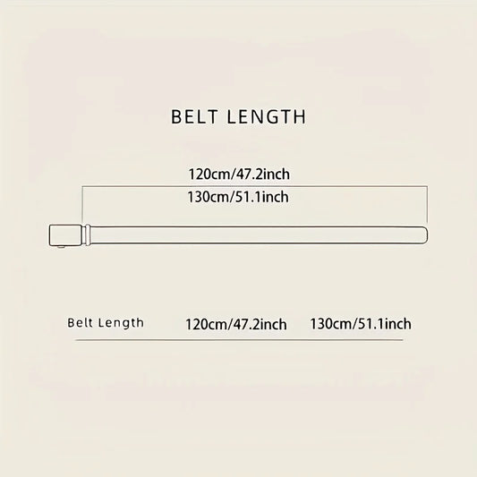 Men'S Belt Metal Automatic Buckle High Quality Business Work Belt Paired With Jeans Cheap Belt, Gift For Father And Boyfriend