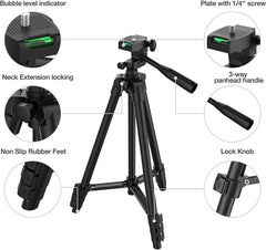 Tripod For Phone Camera Tripod Stand with Bluetooth Remote Phone Holder