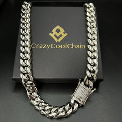 14mm 18K Gold 5-Layer Plated Premium Durable Cuban Chain