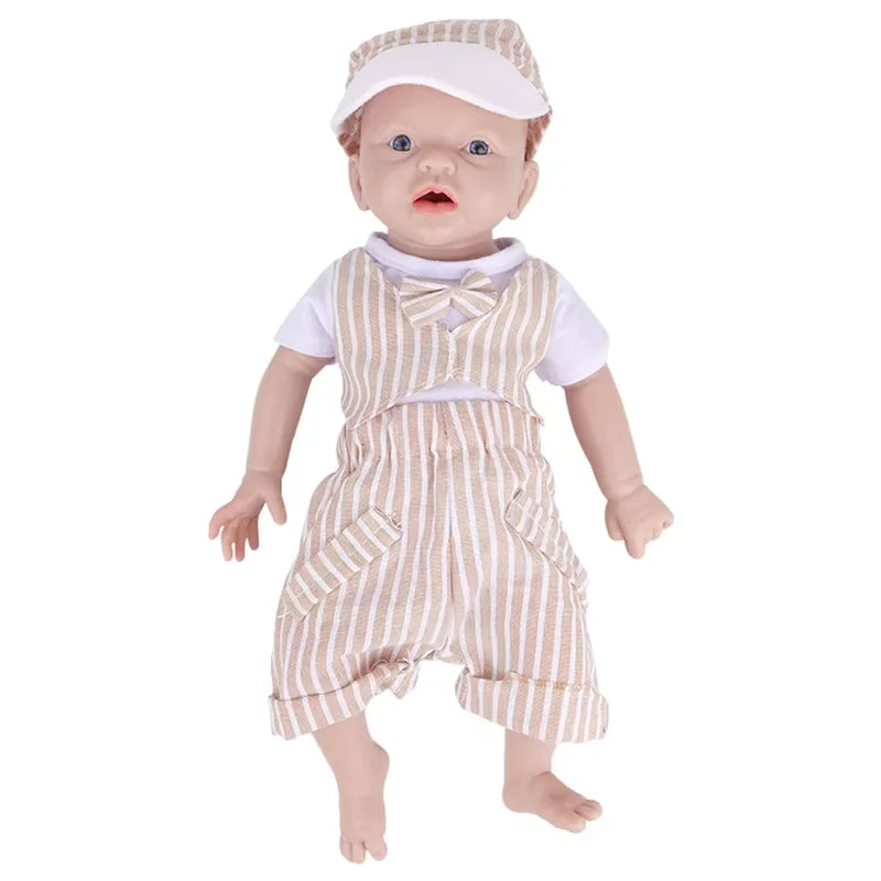 IVITA 100% Full Body Silicone Reborn Baby Dolls Painted Realistic Baby Doll Wholesale Lifelike Toys for Children Christmas Gift