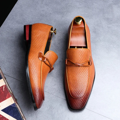 formal shoes men Leather Spring Autumn Oxford Loafers Breathable Flats Men Sapatos Masculino Comfortable Shoes zapatos de hombre