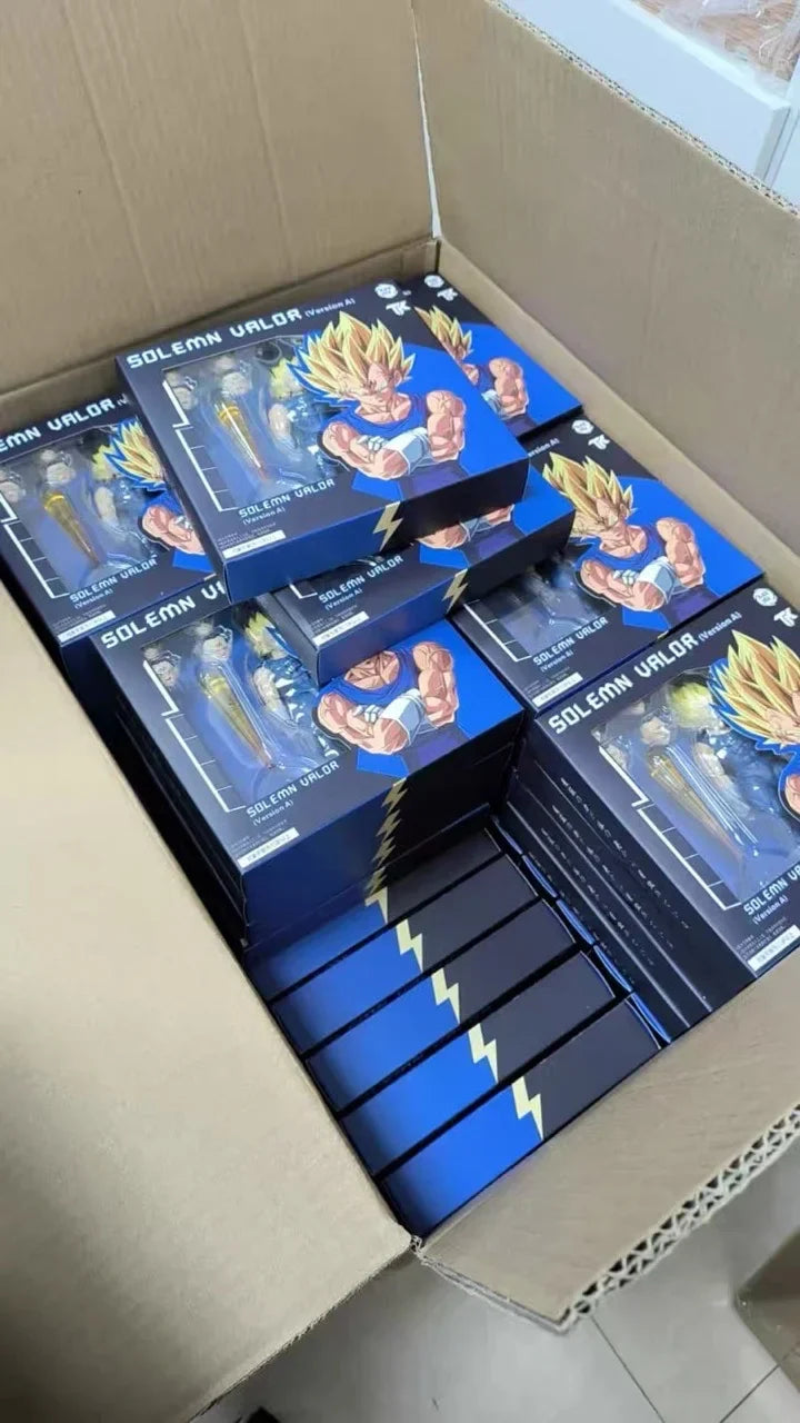 In Stock Black Hole Toys & TK Dragon Ball SHF Super Saiyan SSJ Majin Vegeta Full Power Anime Action Figures Models Gifts Kid Toy