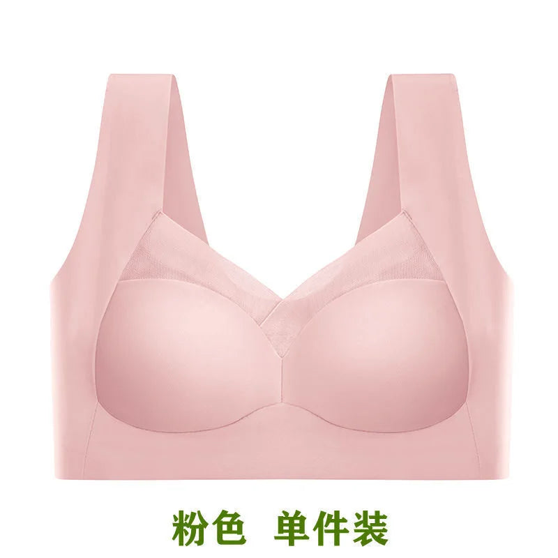 Woman Top Bra Push Up Bra Seamless Ice Silk Underwear Women