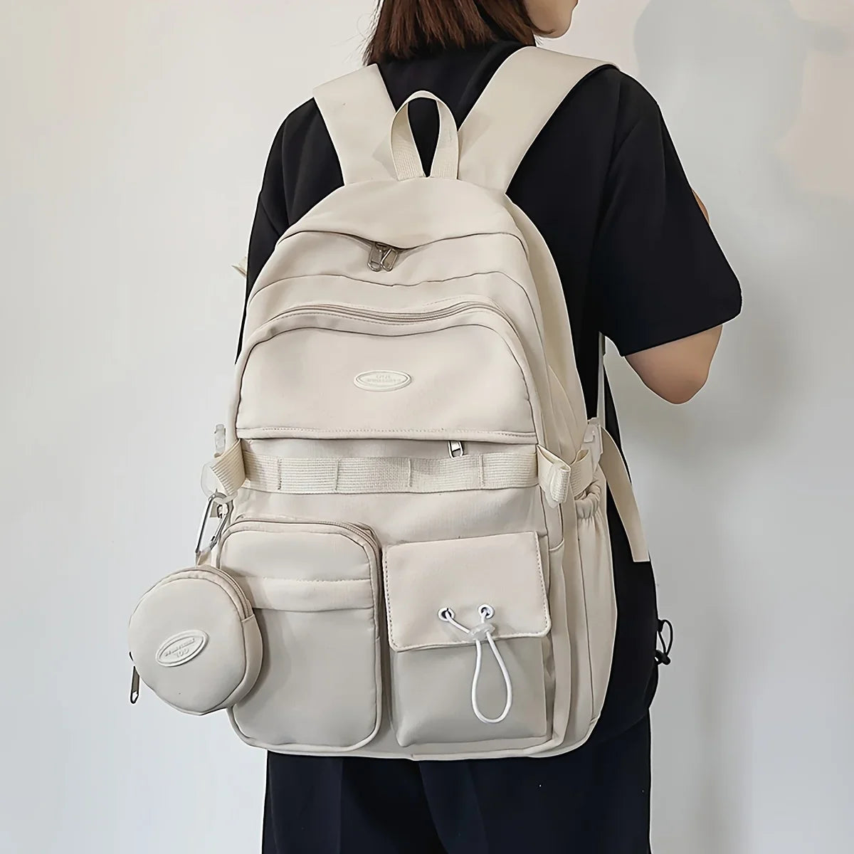 Simple Large Capacity Sports Travel Backpack Junior High School Leisure Backpack Tutorial Bag