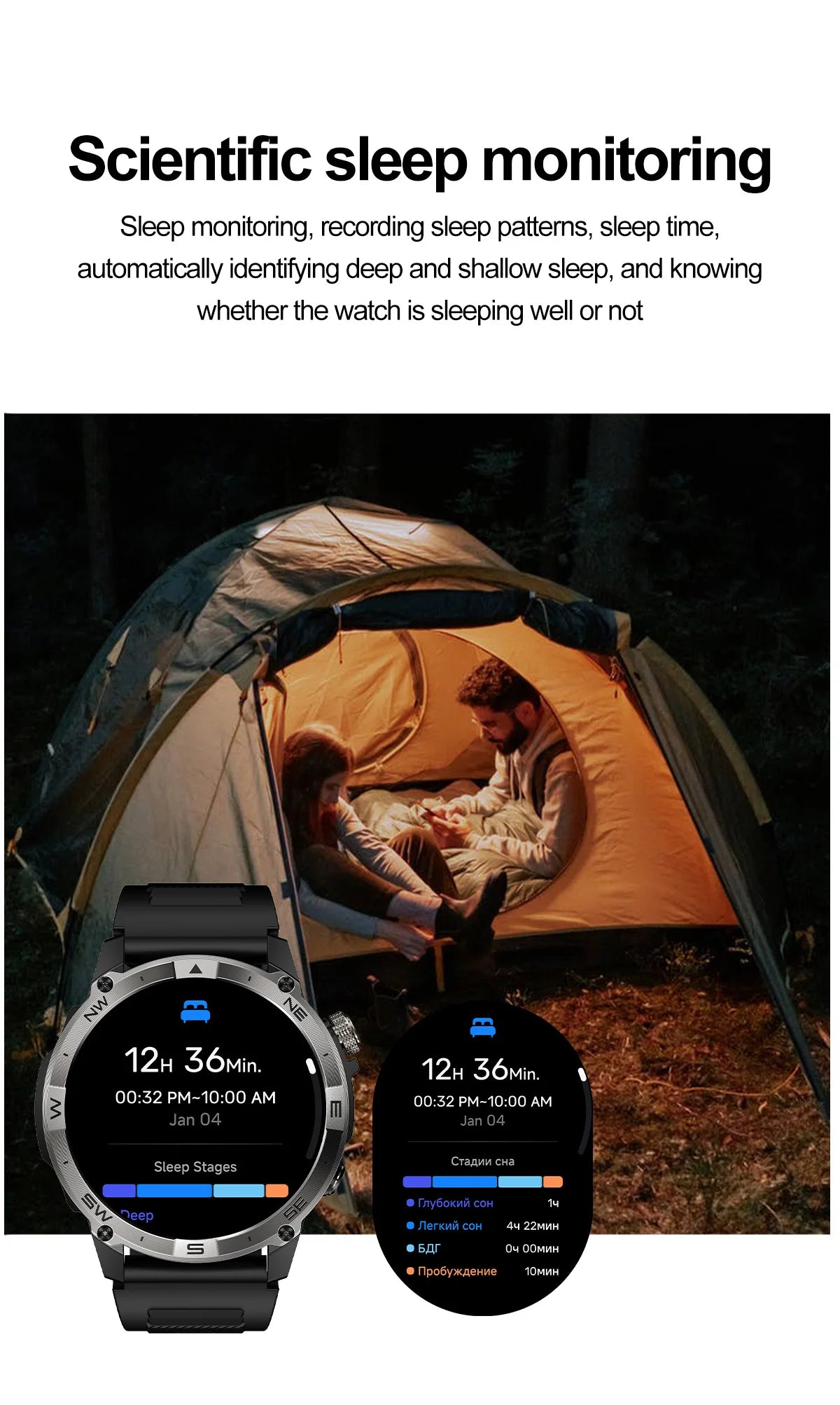NORTH EDGE GPS Sports Smart Watch 1.43'' Amoled Display AOD Mens Watch Bluetooth Call Altitude Barometer Compass IP68 Waterproof