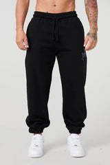 Men's sports pants, heavyweight looped embroidery pants, jogging pants