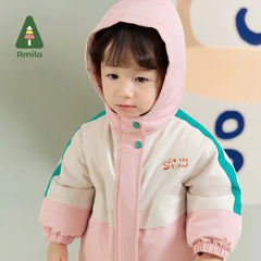 Winter Hooded Slight waterproofing antifouling Oil proof Warm   Baby Clothing