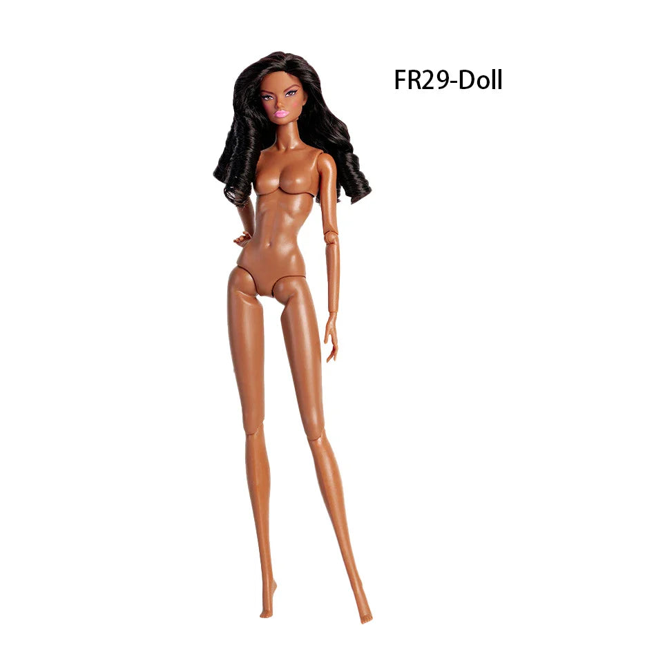 32cm European Supermodel Nude Doll Toy Original Unique Design Full Series Figure 1/6 Joint Multi Color Skin Exquisite Makeup Toy